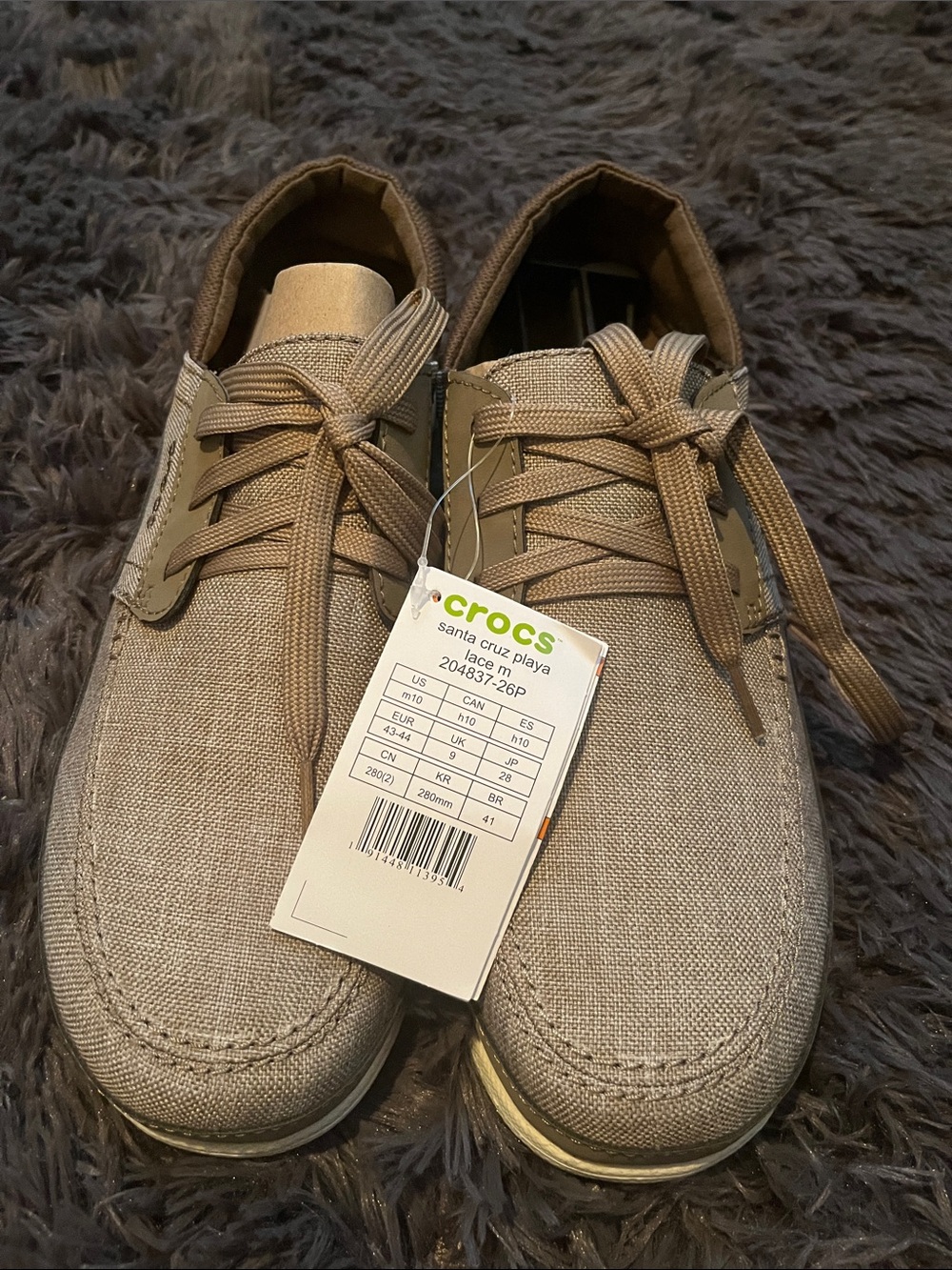 Crocs Santa Cruz Playa Slip On Lace Up NWT - Picture 5 of 7
